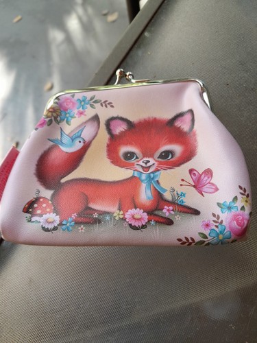 Fiona Hewitt Happy Fox Coin Purse - Picture 3 of 5