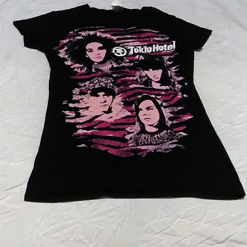 Camiseta Tokio Hotel Gifl para Algodón Todas las Tallas