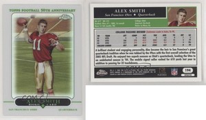 2005 Topps Chrome Refractor Alex Smith #194 Rookie RC