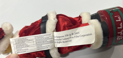 Homer Simpsons Weihnachtsmann Figur bei Aktivierung singt & bewegt Arme/Hüften - Bild 18 von 20