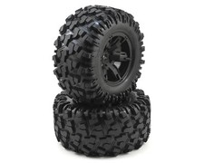 Traxxas X-Maxx/XRT Black Mounted 8S Tires & Wheels 7772X