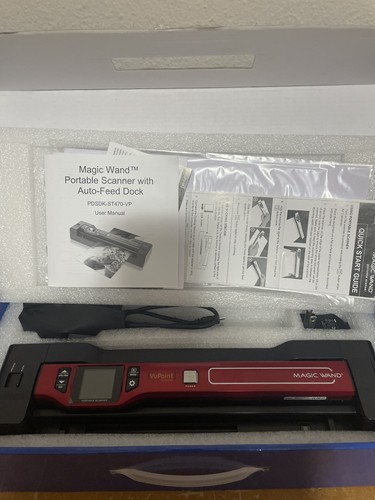 VuPoint Magic Wand PDSDK-ST470R-VP Portable Scanner w/Auto-Feed Dock IOB - Picture 3 of 6