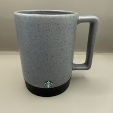 Starbucks Gray Speck Mug Rubber Bottom Ceramic Cup No Lid 14oz.