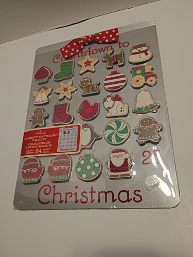 Hallmark Countdown to Christmas Magnetic Cookie Sheet Advent Calendar NEW/SEALED - Picture 1 of 7
