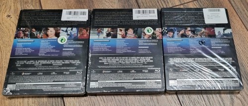 Back To The Future Trilogy Steelbooks X3 Blu-Ray Factory SEALED German Release - Picture 2 of 3