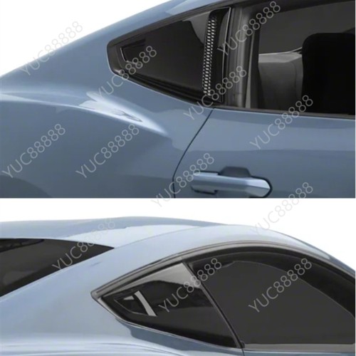 Cuchara persiana ventana lateral panel cuarto negro brillante para Ford Mustang 2024-2025 - Imagen 3 de 12