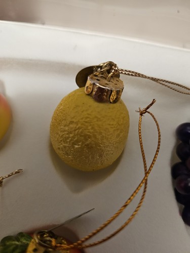 Feiertage Weihnachten Erbstück Ornamente Frucht des Geistes 6er Set Neu im Karton - Bild 5 von 8