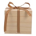  Hölzerne Schmuckschatulle Unvollendetes Holzhandwerk Holzspeicherboxen