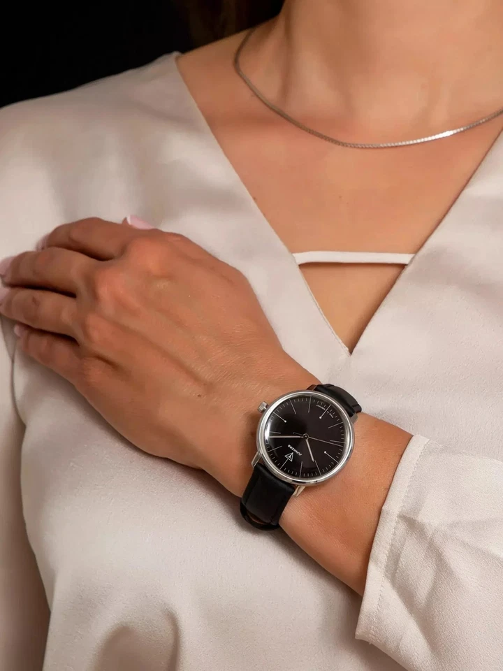 Junkers Bauhaus 38 Damenuhr 906.01.02 Lederband, 38 mm - Bild 2 von 4