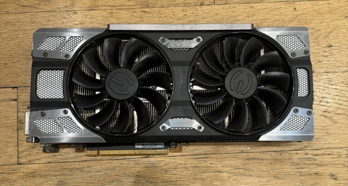 EVGA NVIDIA GTX 1080 FTW 8GB GDDR5 Graphics Card Used, No box or accessories - Picture 1 of 4