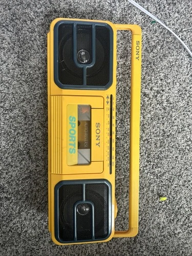 UNTESTED Sony CFS-950 Sports AM/FM Stereo Radio Cassette Corder Boombox