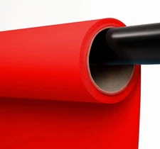 53''x16.4' Seamless Paper Backdrop Roll Scarlet Red for Photography Studio