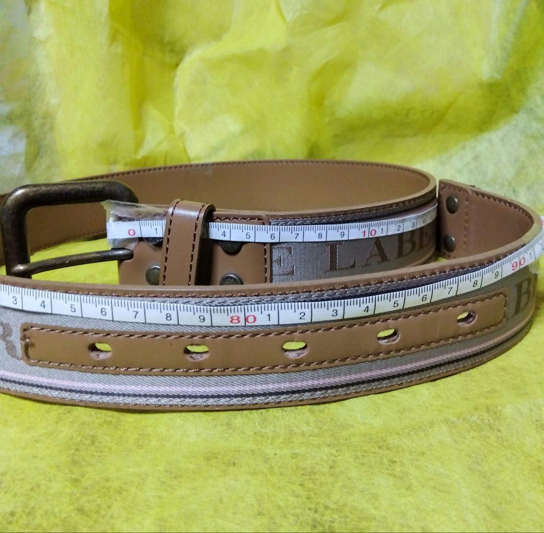 ブランド古着！BURBERRY BLUE LABEL ラウンド スタッズ ベルト Burberry Blue Label Belt Men Belt Accessory JPN Original
