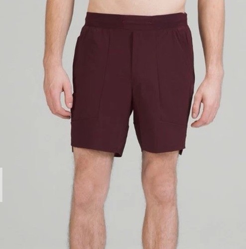 Pantalones cortos Lululemon licencia corta para entrenar 7” sin forro para hombre talla L chasis - Imagen 2 de 11