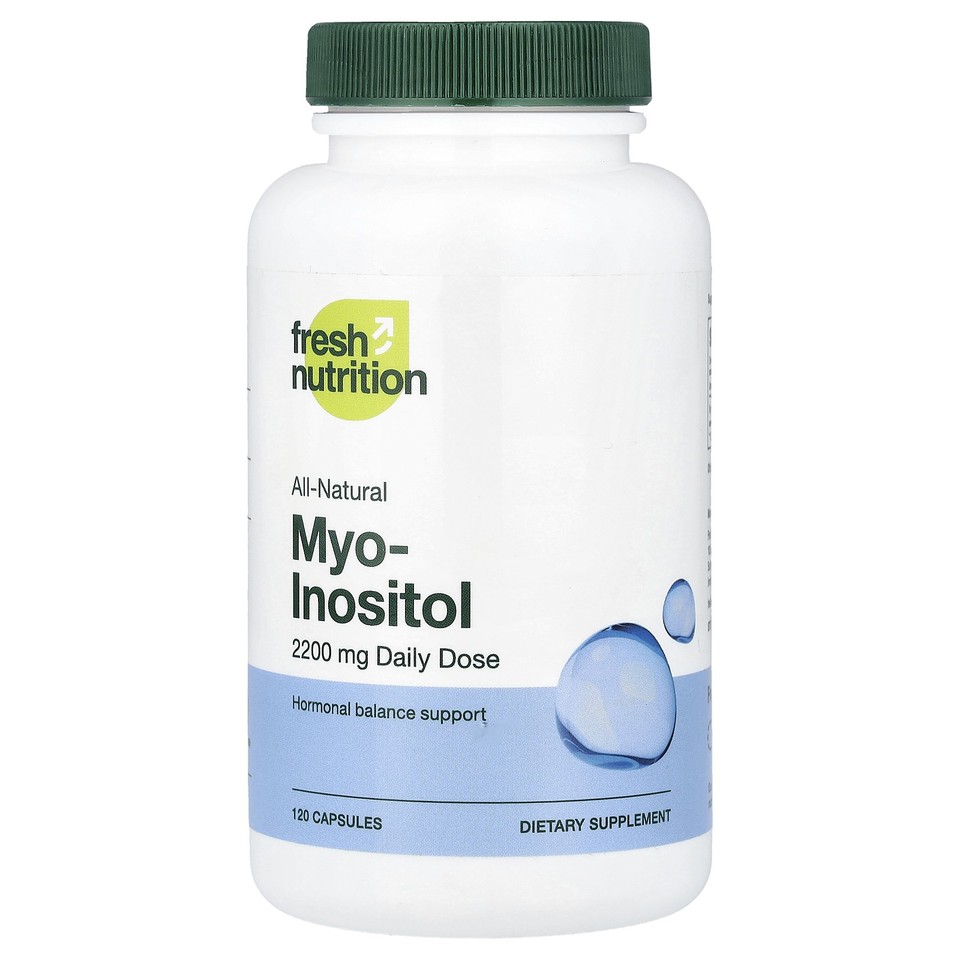 Myo-Inositol, 120 Capsules (550 mg per Capsule)