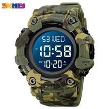 SKMEI Sport Watches Big Dial Fashion Boys Outdoor Watch LED Digital Wristwatch