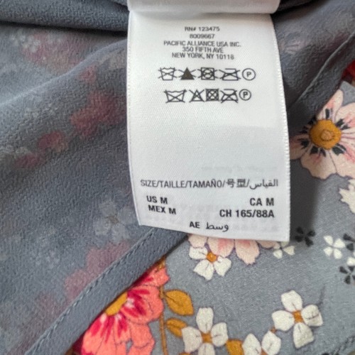 NWOT Juicy Couture Silk Dress M | Floral Long Sleeve, Velvet Tie Black Label Y2K - Picture 8 of 11