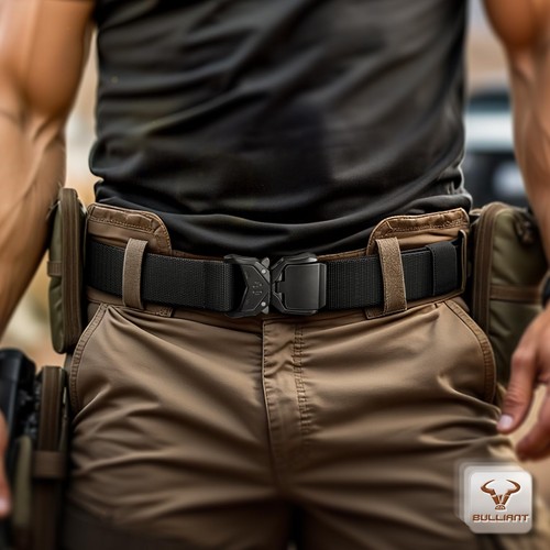 Men's Tactical Belt Military Rigger Elastic Nylon Belt fo Gift Men Work Heavy... - Picture 6 of 7