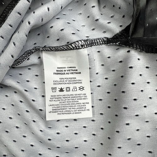 Jordan Basketball Jersey Tank Size Medium Mens Black Dri Fit Sport Mesh $55 - Picture 9 of 10