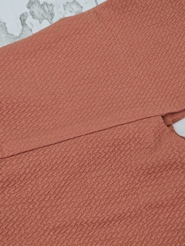 Dress The Population Womens Dress Large Terra Cotta Off The Shoulder Claudette - Picture 9 of 11