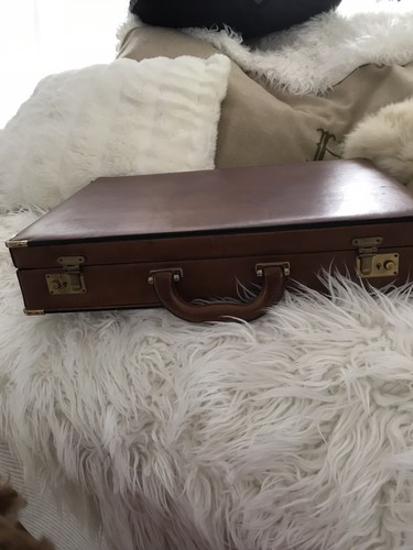 Mid Century 50’s-60’s Leather Briefcase