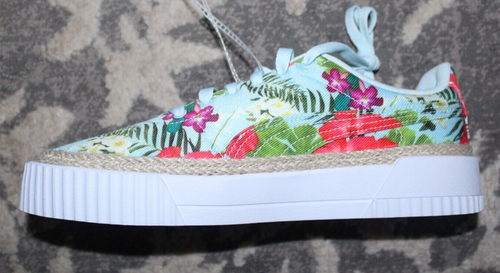 Zapatos para mujer Puma Carina plataforma flores tropicales 388390-01 talla 9 - Imagen 6 de 8