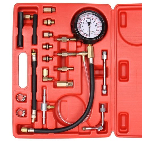 Bomba de inyección de combustible automotriz 0-140 PSI inyector probador prueba manómetro conjunto - Imagen 8 de 9