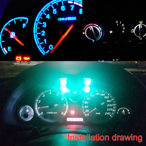 50x B8.4D 1SMD LED Car Indicator Cluster Gauge Dashboard Dash Side Lights Lamp - Picture 2 of 12
