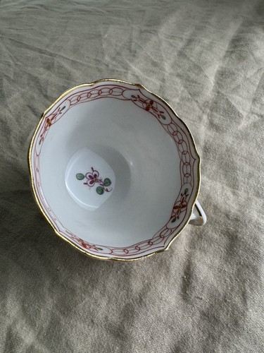 Taza antigua Meissen Kakiemon roca y pájaro Demitasse tal cual - Imagen 5 de 24
