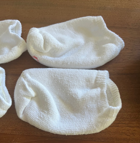 4 Pair Vintage Ankle Socks Childs Boys Girls Terry - Picture 6 of 7