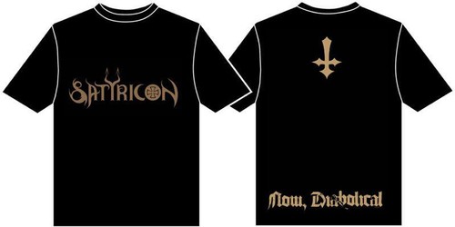 Satyricon - Now Diabolical Logo T-Shirt-L #55589