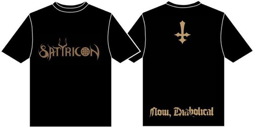 Satyricon - Now Diabolical Logo T-Shirt-L #55589 - Photo 1/1