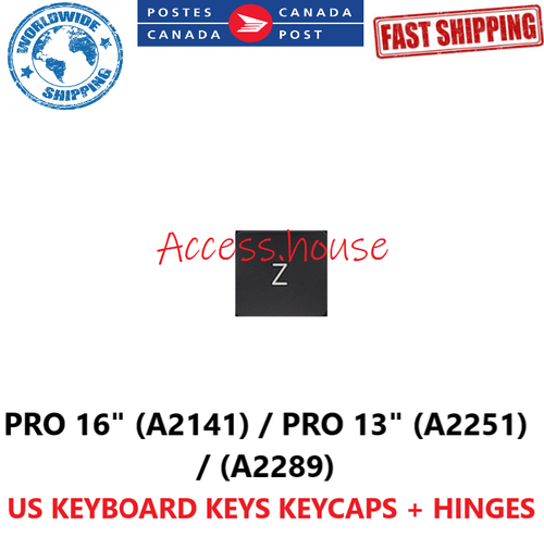 New US Keyboard Keys Keycaps Clips Hinges for Macbook Pro A2141 / A2251 / A2289 - Afbeelding 89 van 134