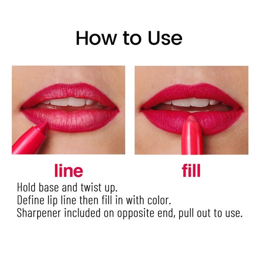 12 Colors Matte Lipstick Pen Lip Liner Pencil Set Waterproof Q1A2 - Picture 10 of 12