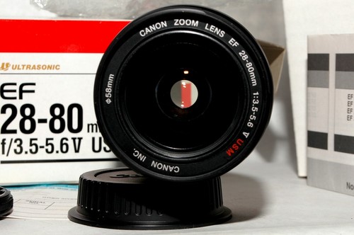 Canon Ultrasonic EF 28-80mm/f3.5-5.6V USM Zoom Lens (NEW - Open Box!) - Picture 5 of 8