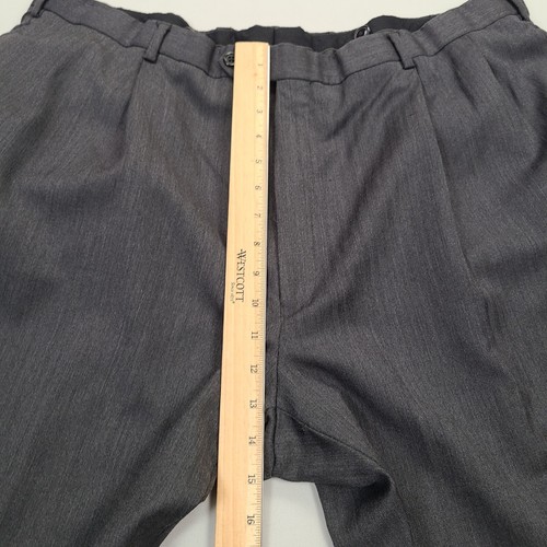 JOS A Bank Pants Mens 40 Gray Khakis Casual Dress Comfort Stylish - Picture 6 of 10