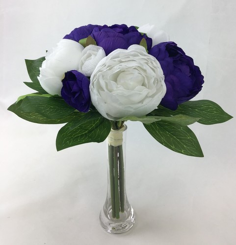 Artificial Flower Peony Flowers Bridesmaid/Wedding Bouquet cintahomedeco - Picture 32 of 41