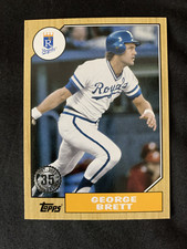 2022 Topps Series 1 - 1987 Topps Baseball 35th Anniversary George Brett #T87-68