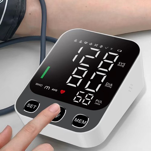 Gran pantalla Medidor de Presión Arterial Maquina para Medir la Presión Monitor - Imagen 7 de 19