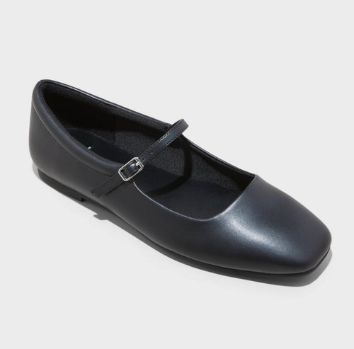 Women’s Elsa Mary Jane Ballet Flats - Wild Fable Size 9