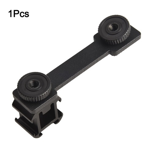 Triple Hot Shoe Mount for External Device Compatible with Zhiyun Smooth 4 - Picture 4 of 12