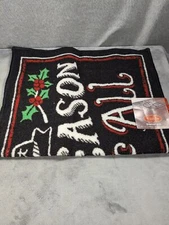 St. Nicholas Square Printed Christmas Rug Christmas Stamp 20” X 30”