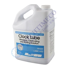 L&R Clock Lube Ultrasonic Lubricating and Rinsing Solution 1 Gallon
