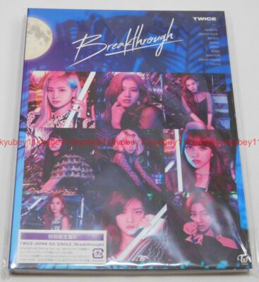 New TWICE Breakthrough First Limited Edition Type B CD DVD Card Japan WPZL-31623