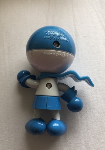 Nickelodeon Chalk Zone Snap Action Figure Viacom Blue White 2003 3.5-3.75” - Bild 3 von 5