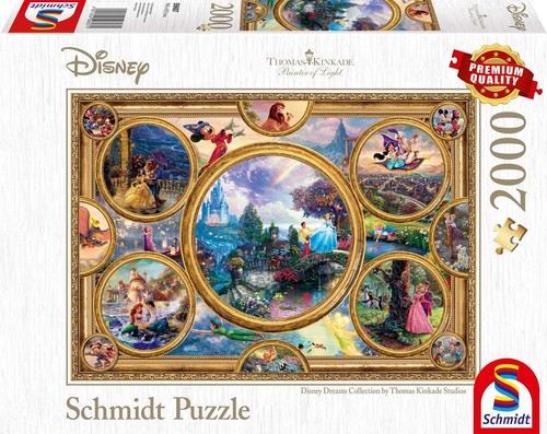 Schmidt Thomas Kinkade Disney - Dreams Collection Jigsaw Puzzle 2000-Piece