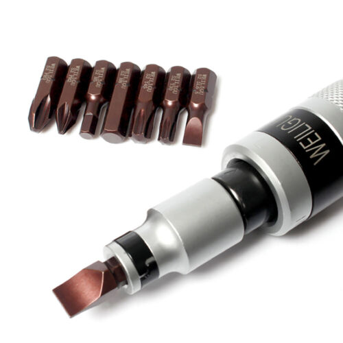 1/4 Hex Shank Power Drill Magnetic Bit Hex Phillips Slotted Torx Screwdriver Bit - Picture 3 of 28