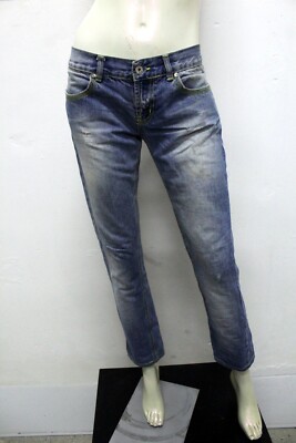 パンツ DONDUP Women Denim Pants FDP618DS0107FI2DDS23800 Blue Dondup Women's Jeans Size 30 / 44 Blue Cotton Pants Logo | eBay