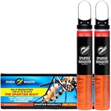 Spartan Mosquito Pro Tech 12 Acre Pack 2 Tubes California Shipping Prohibited
