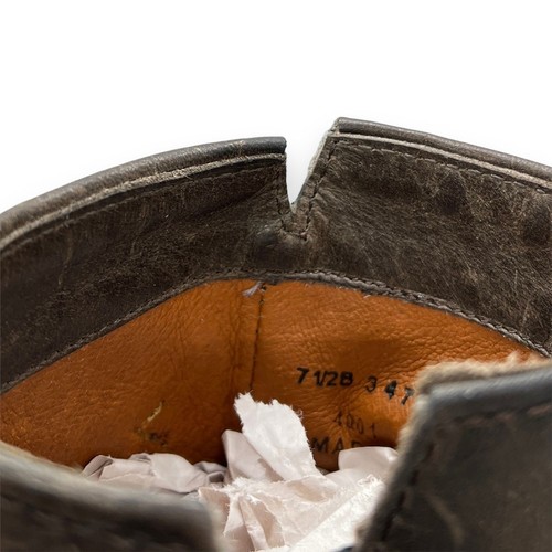 Frye Damen Melissa Naht kurze modische Stiefel schieferbraun/grau Leder Größe 7,5 - Bild 9 von 9